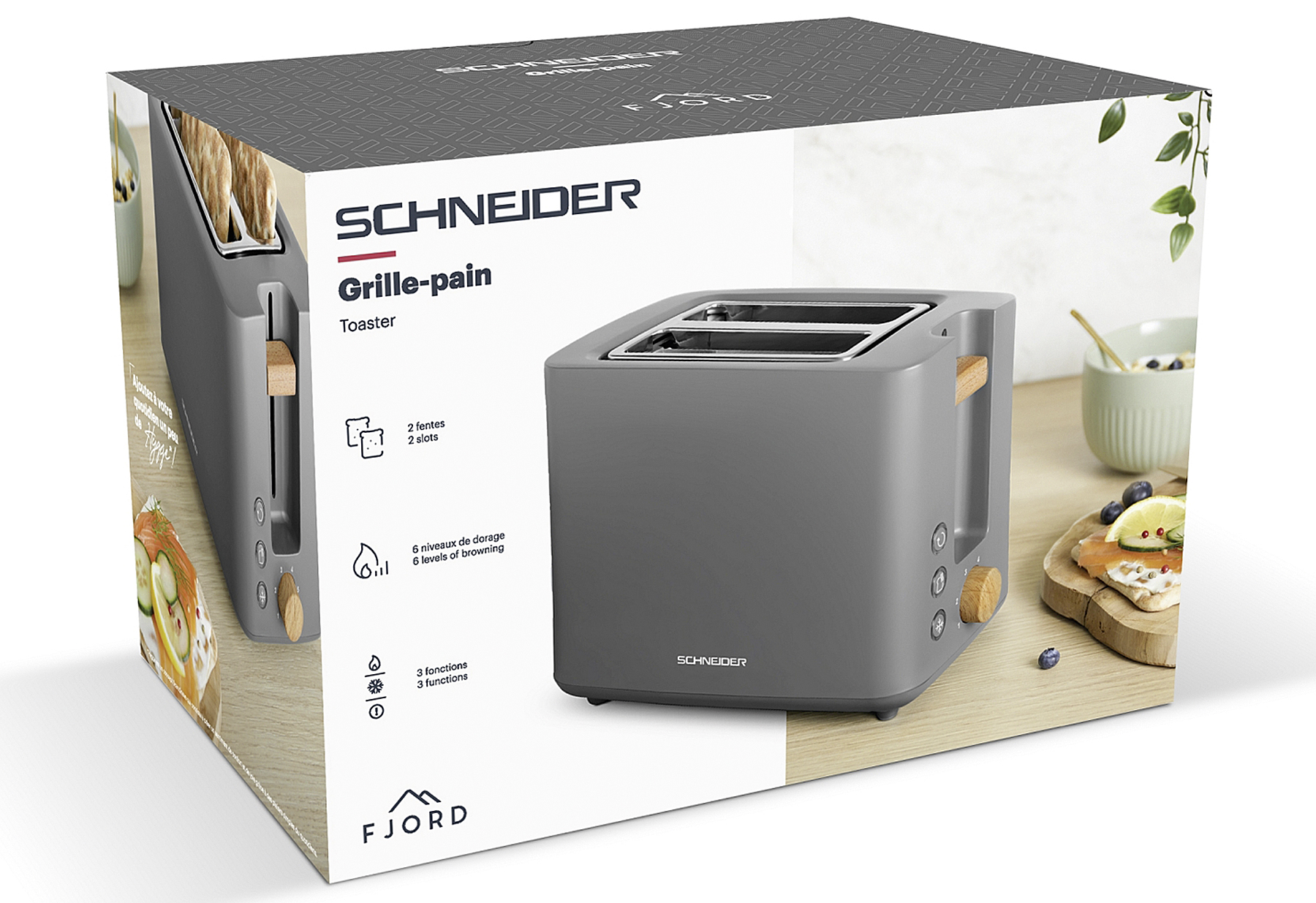 Toaster 2-Schlitz Fjord Line