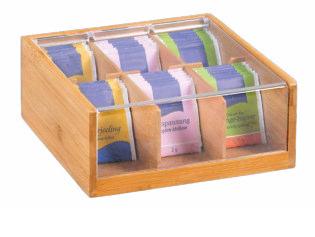 Tee-Box mit Sichtklappe
