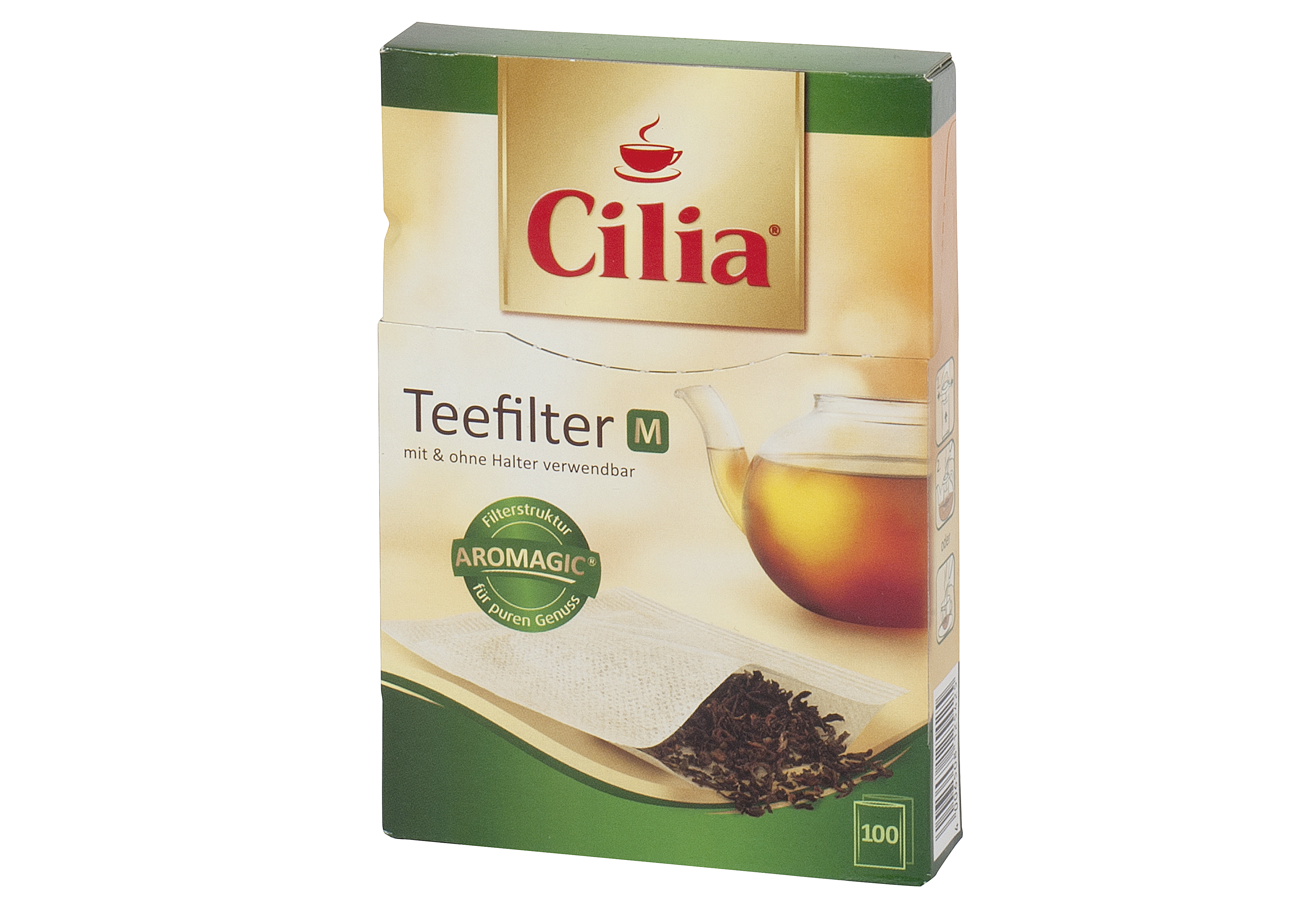 Teefilter M halterlos Pack 100 Stück
