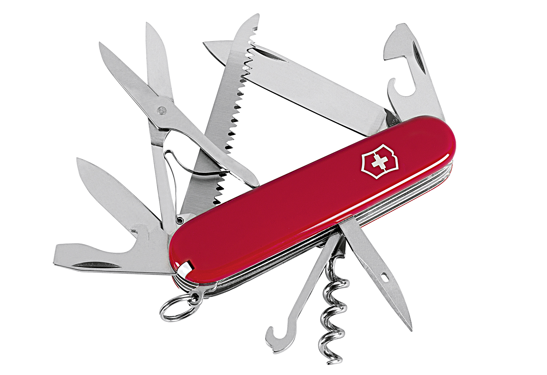 Taschenmesser Huntsman 15 Funktionen 91mm rot