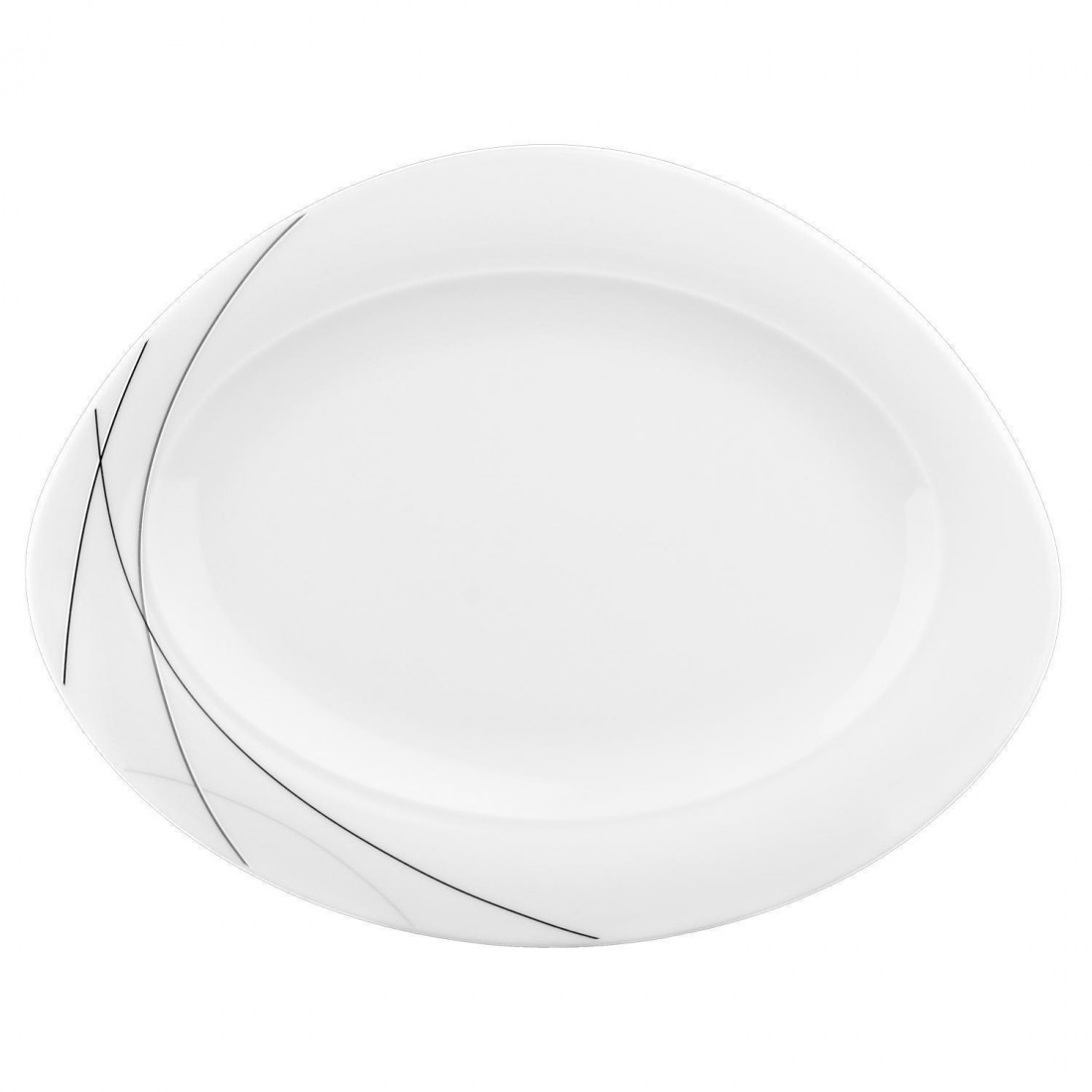 Servierplatte oval 31 cm Trio Highline