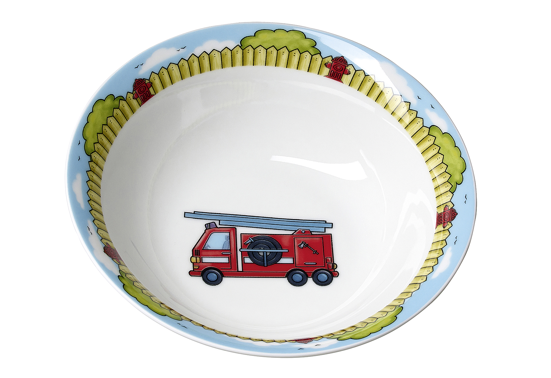Kindergeschirrset Feuerwehrmann "Bernie" 3-teilig