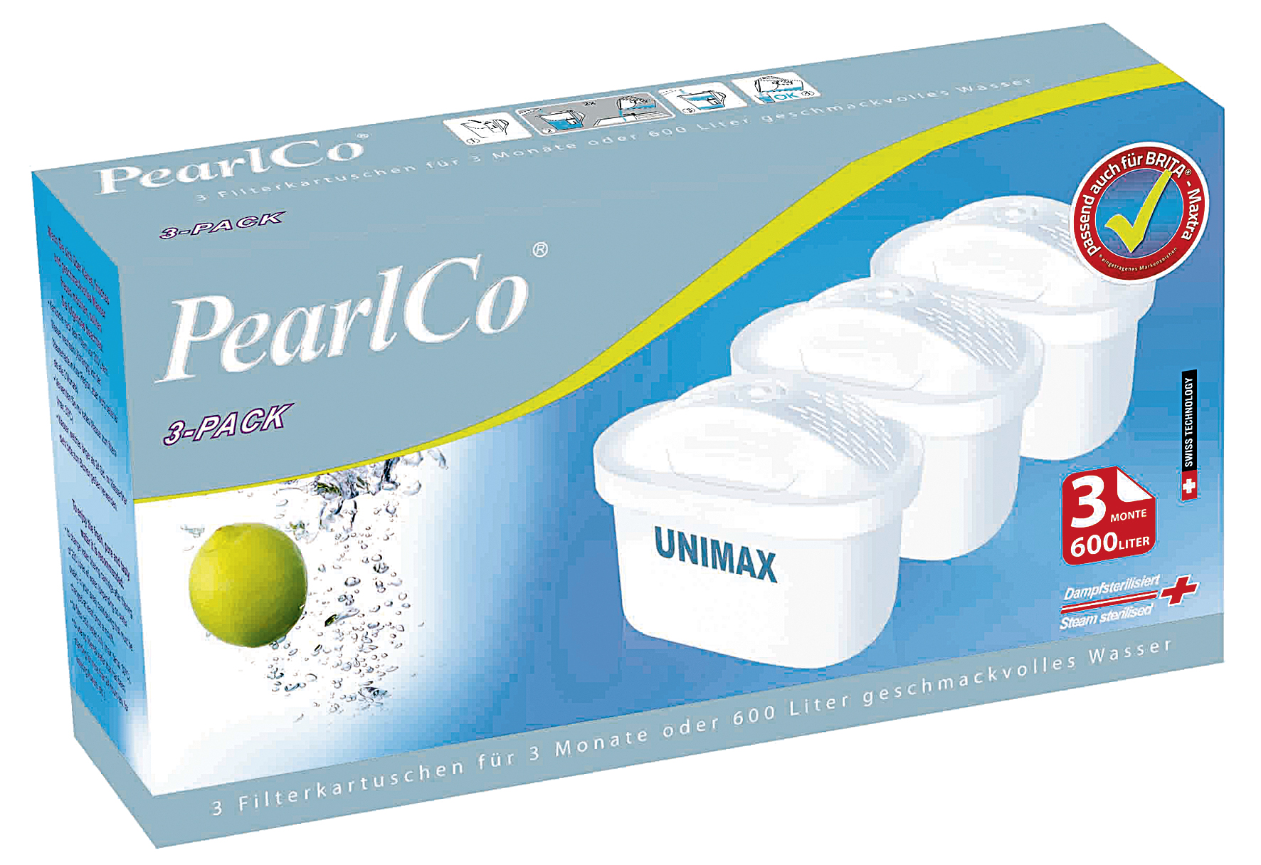 Filterkartusche Unimax 3er Pack