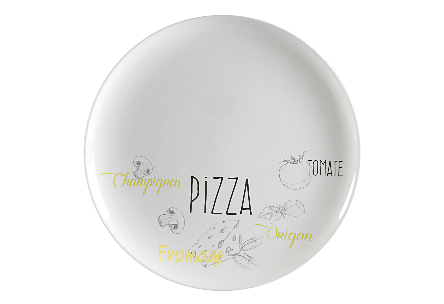 Pizzateller Friend's time Glas Ø32cm