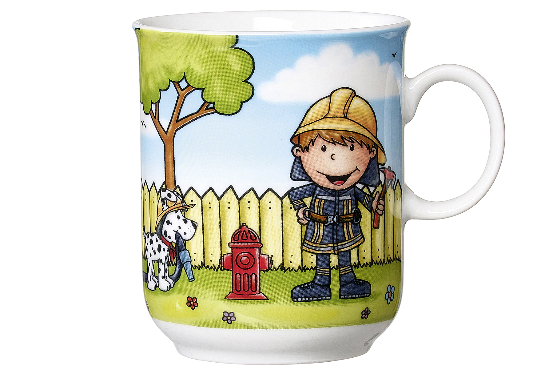 Kindergeschirrset Feuerwehrmann "Bernie" 3-teilig