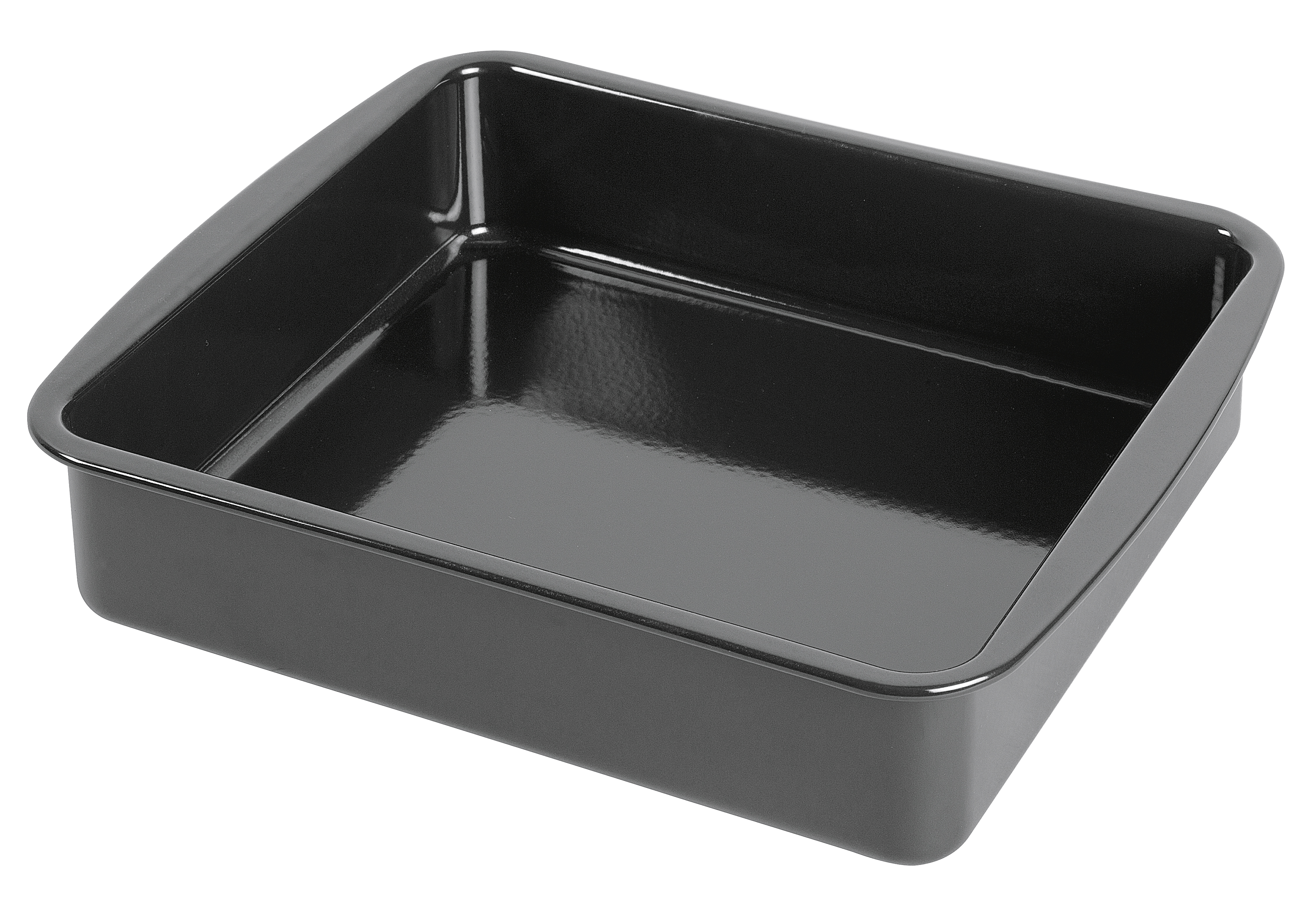 Auflaufform XL Cuisine Line 36x30x8cm emailliert schwarz