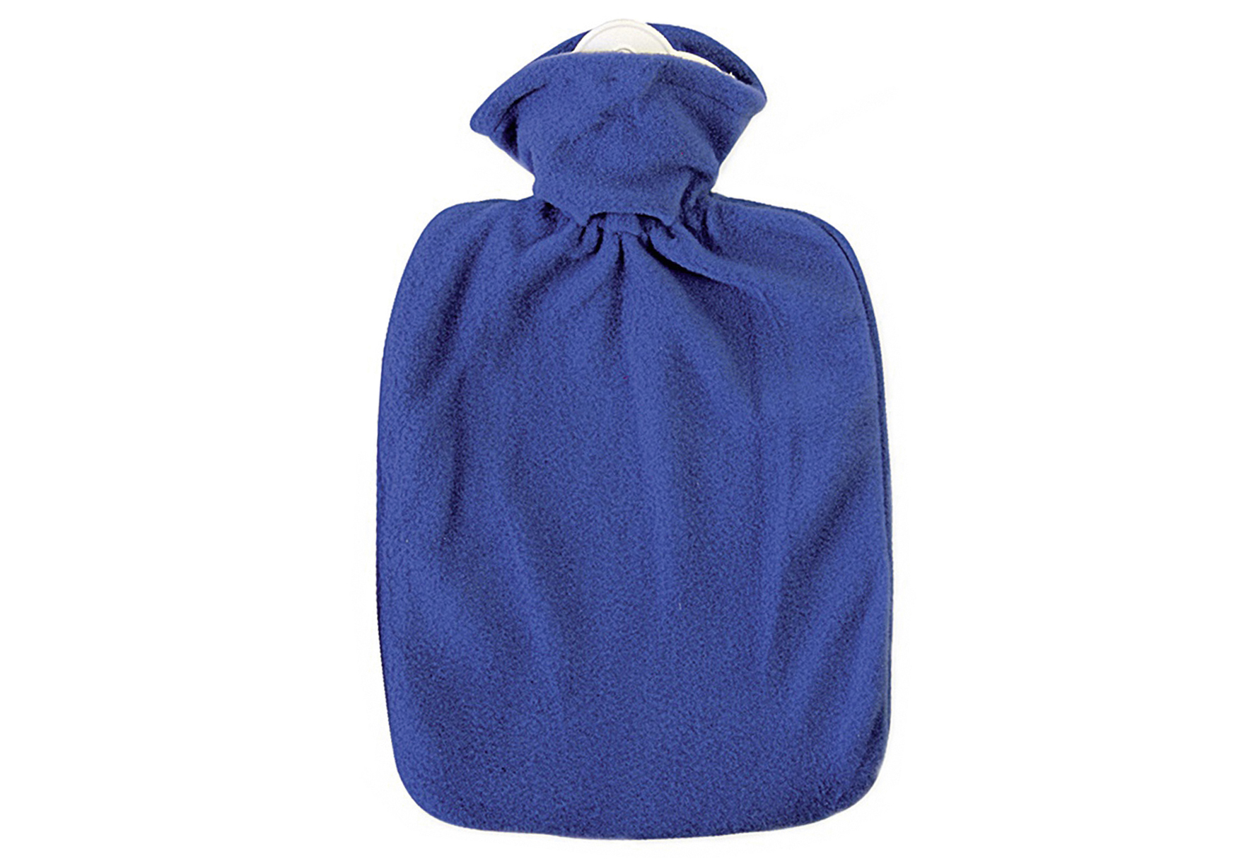 Wärmflasche Klassik Fleecebezug 1,8 l blau