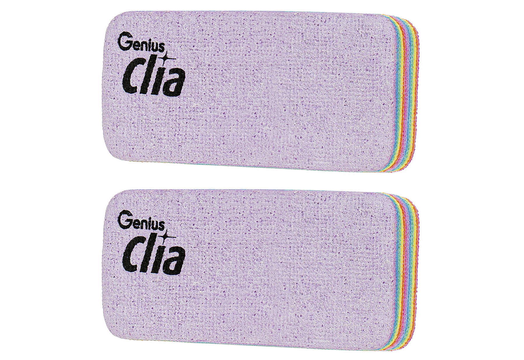 Regenbogen-Schwämme groß Set 2-teilig