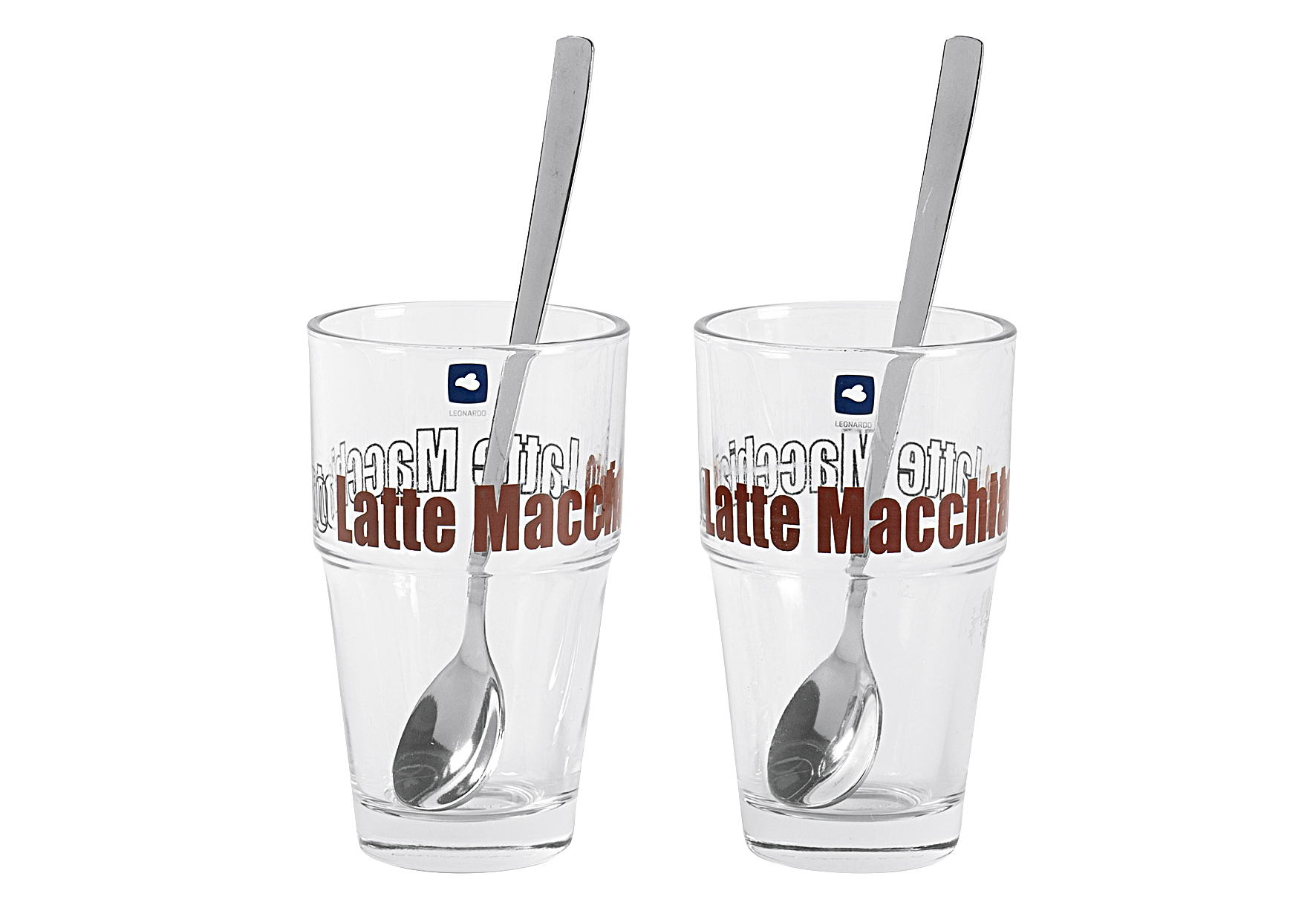 Latte Macchiato Set Solo LM 370 ml 14,5cm 4 teilig