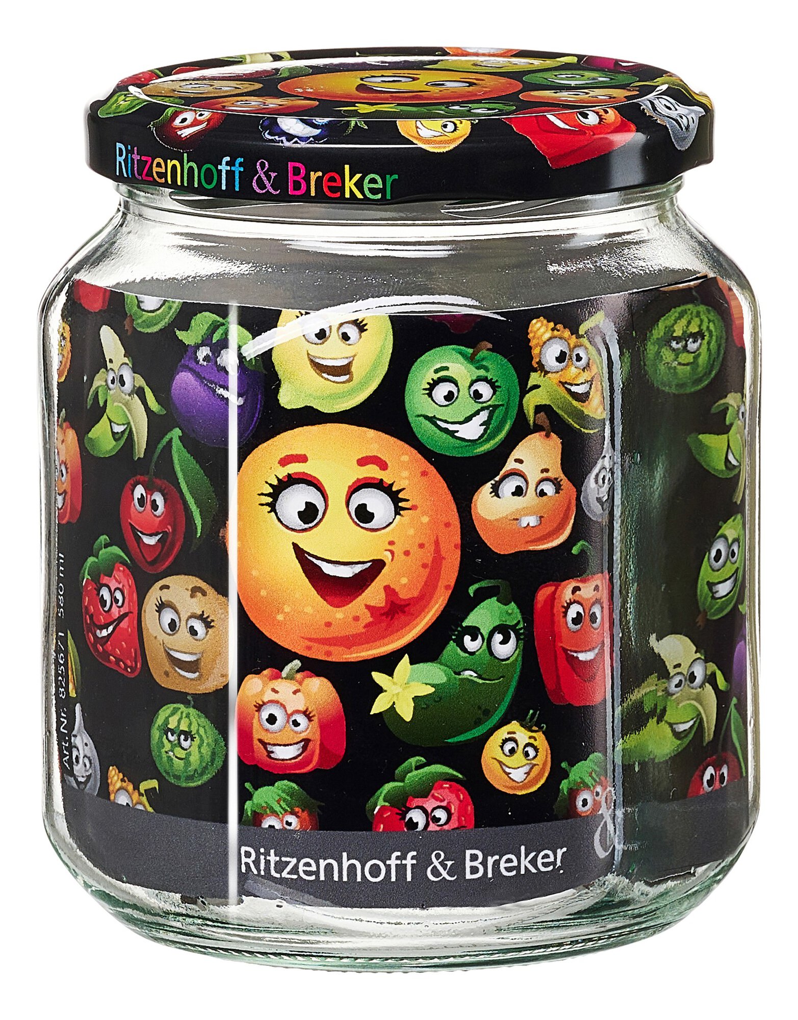 Ritzenhoff & Breker Vorratsglas Smile eckig