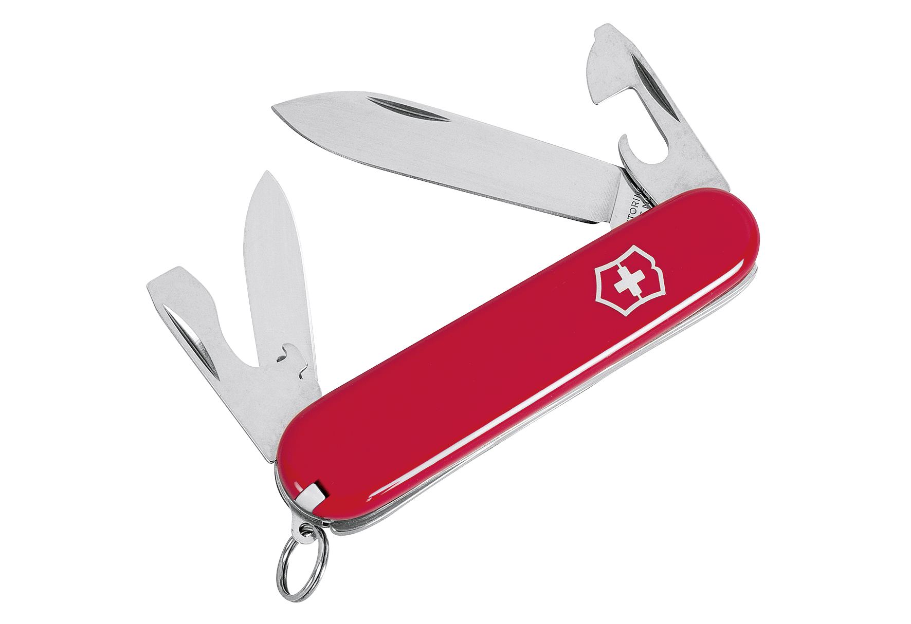 Taschenmesser Recruit 10 Funktionen 84mm rot