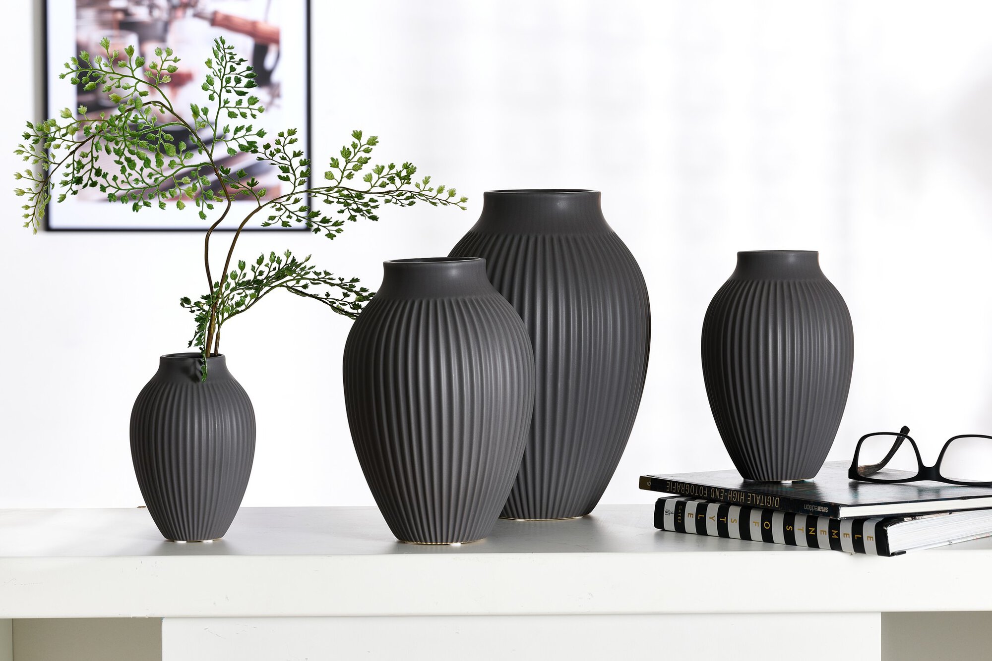 Ritzenhoff & Breker Vasenserie Alsta grau