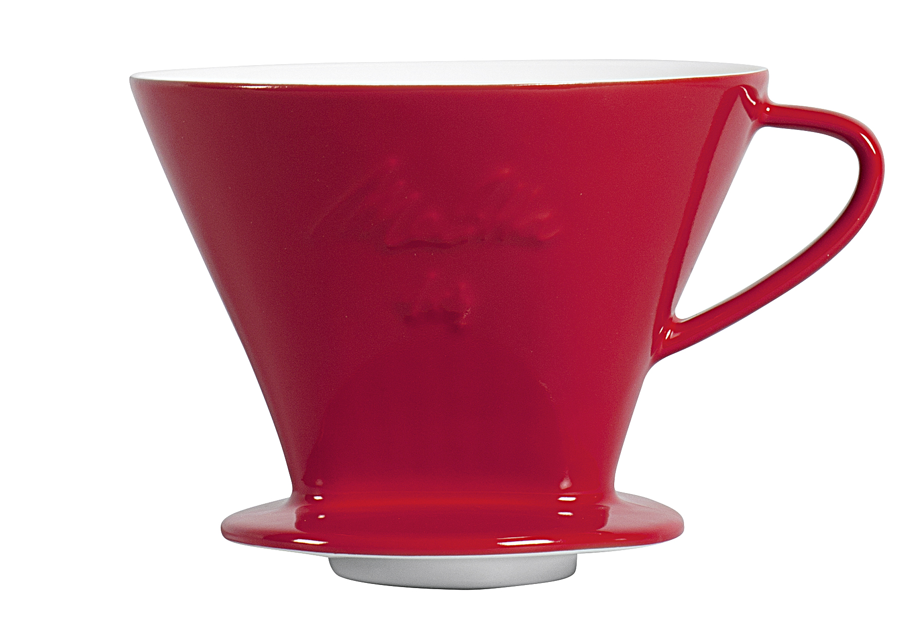 Kaffeefilter Porzellan Größe 1x4 1-Loch rot
