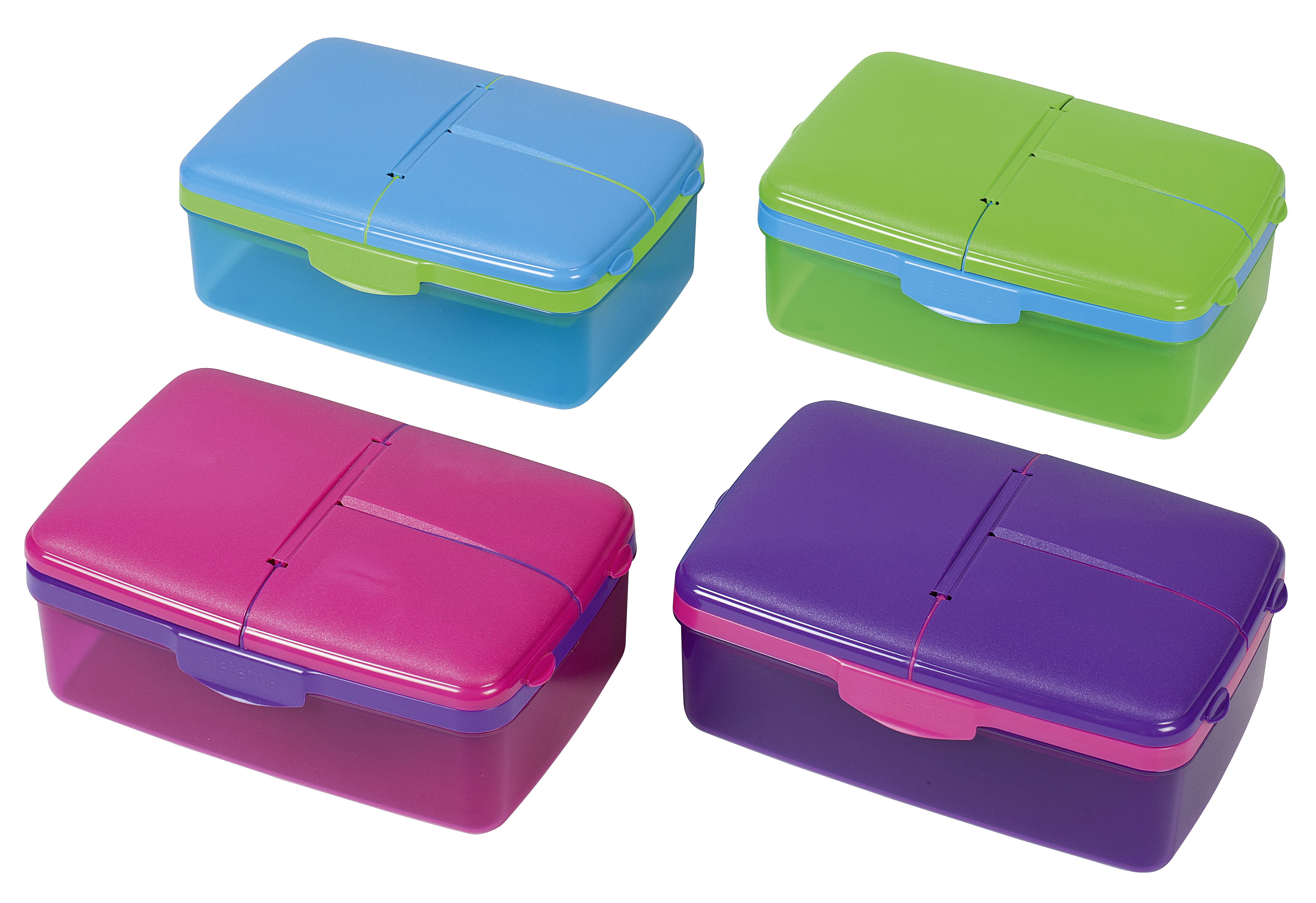 Lunchbox/Brotdose Quaddie 1,5l Trinkflasche 23x16,2x9,6cm