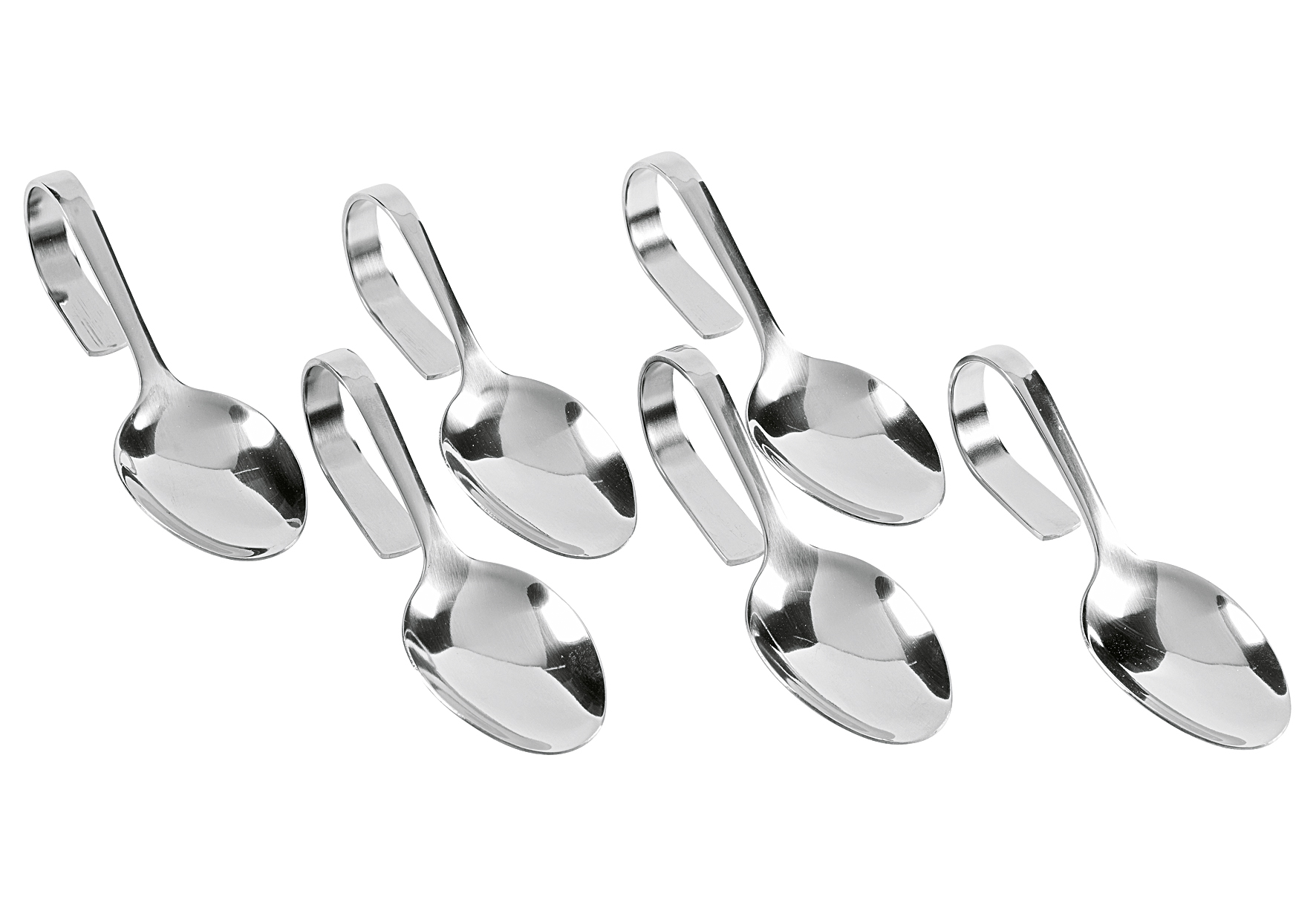Häppchenlöffel Edelstahl 13cm 6Stück