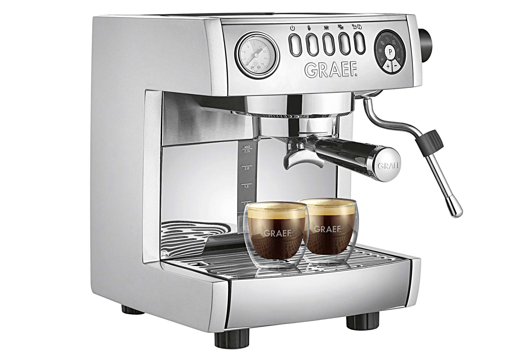 ES850 Espressomaschine Siebträger 1470 W edelstahl/alu