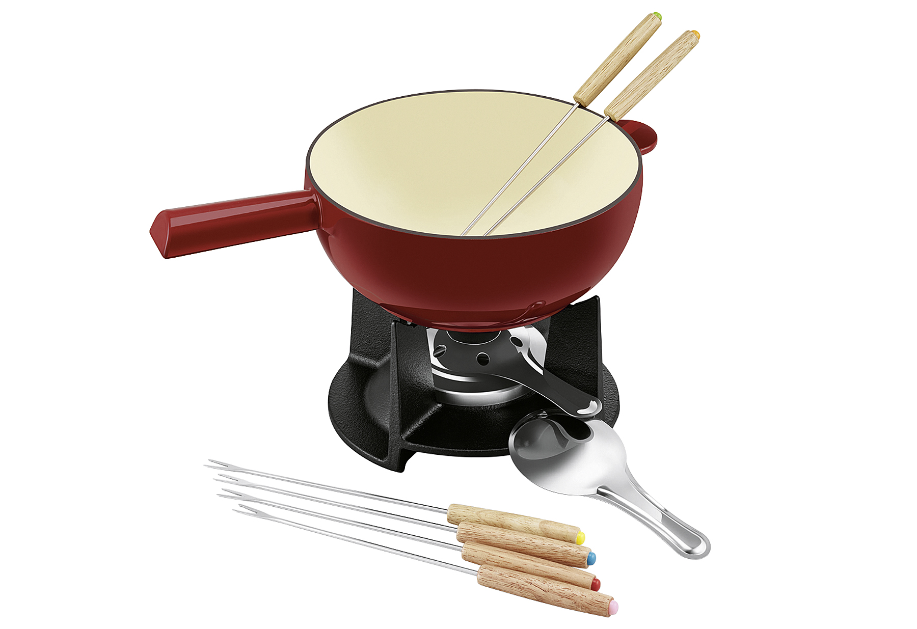 KÃ¤sefondue-Set'Belledone' 10-teilig