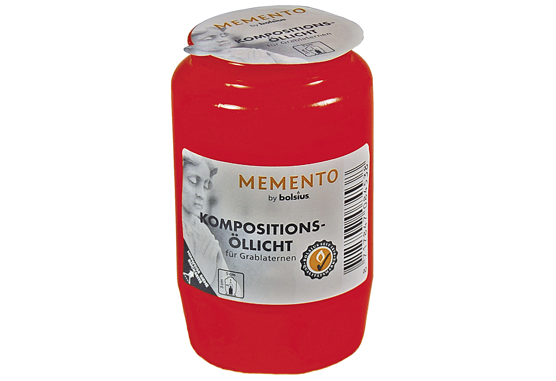 Memento Kompositionsöllicht Nr. 3 rote Hülle