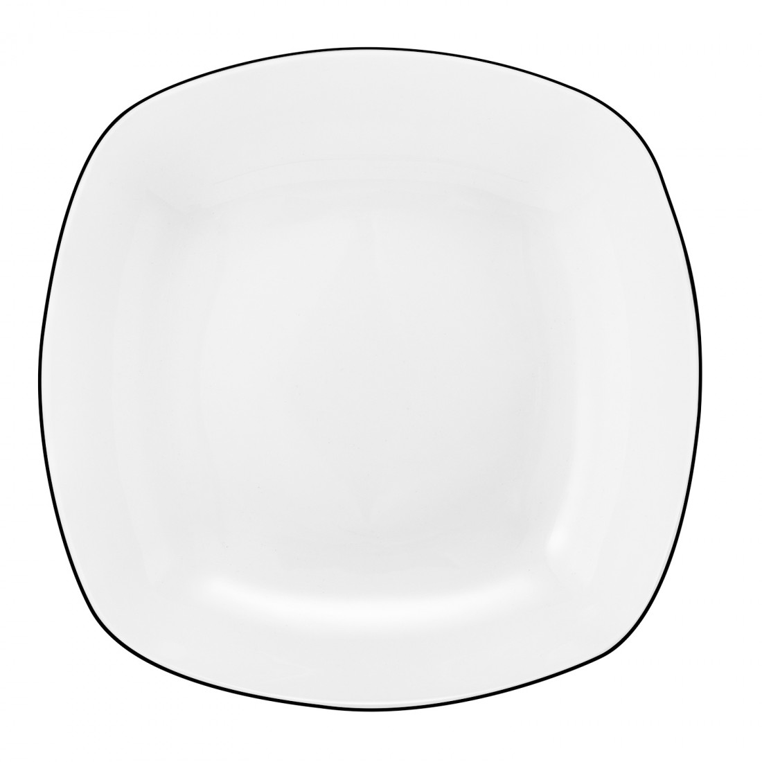 Suppenteller eckig 21 cm