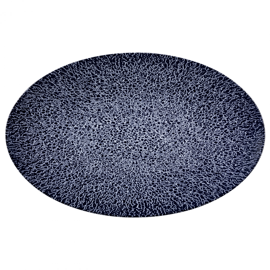 Servierplatte oval 40x26 cm Life Denim Blue 65016