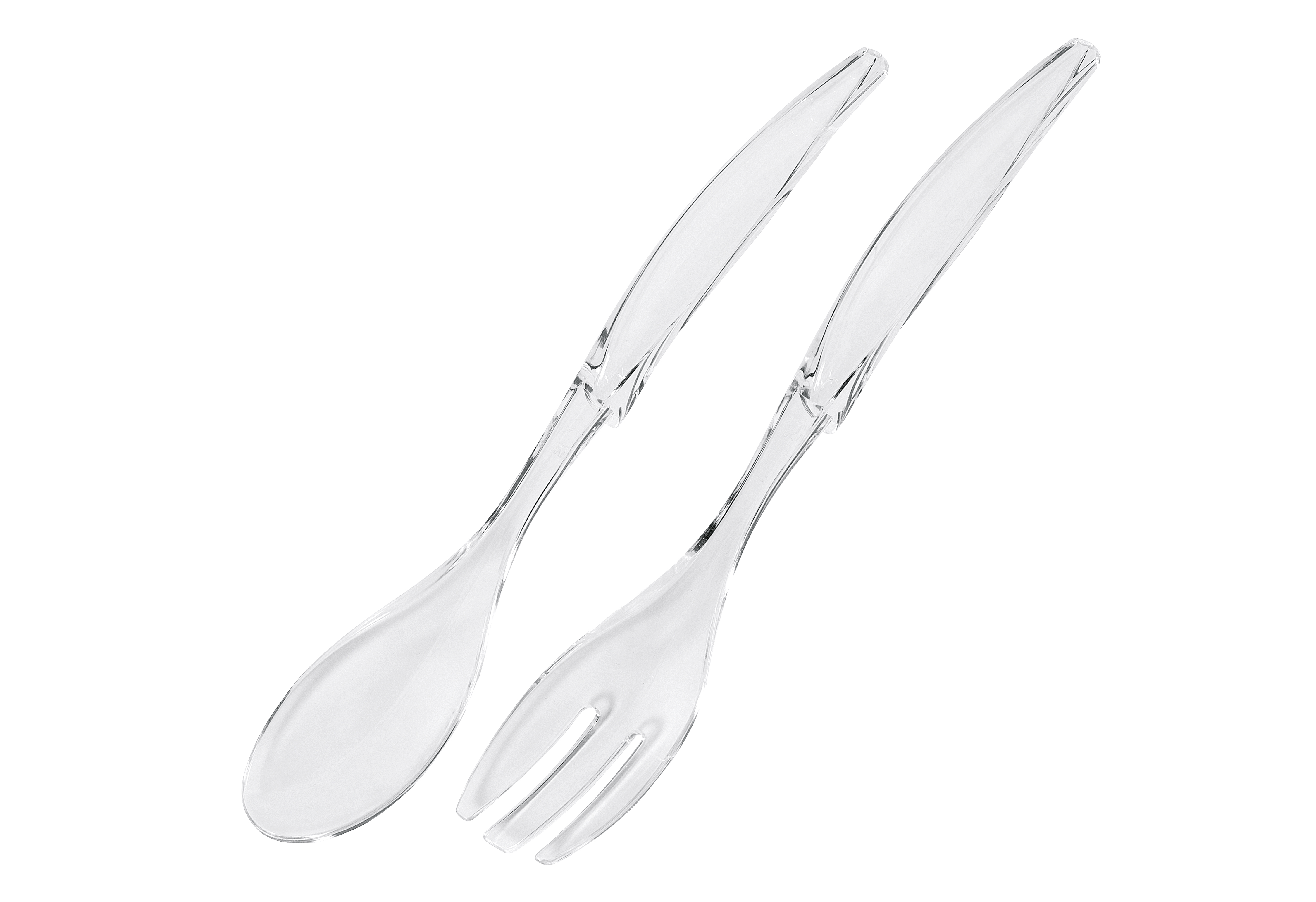 Salatbesteck Vienna 30cm transparent