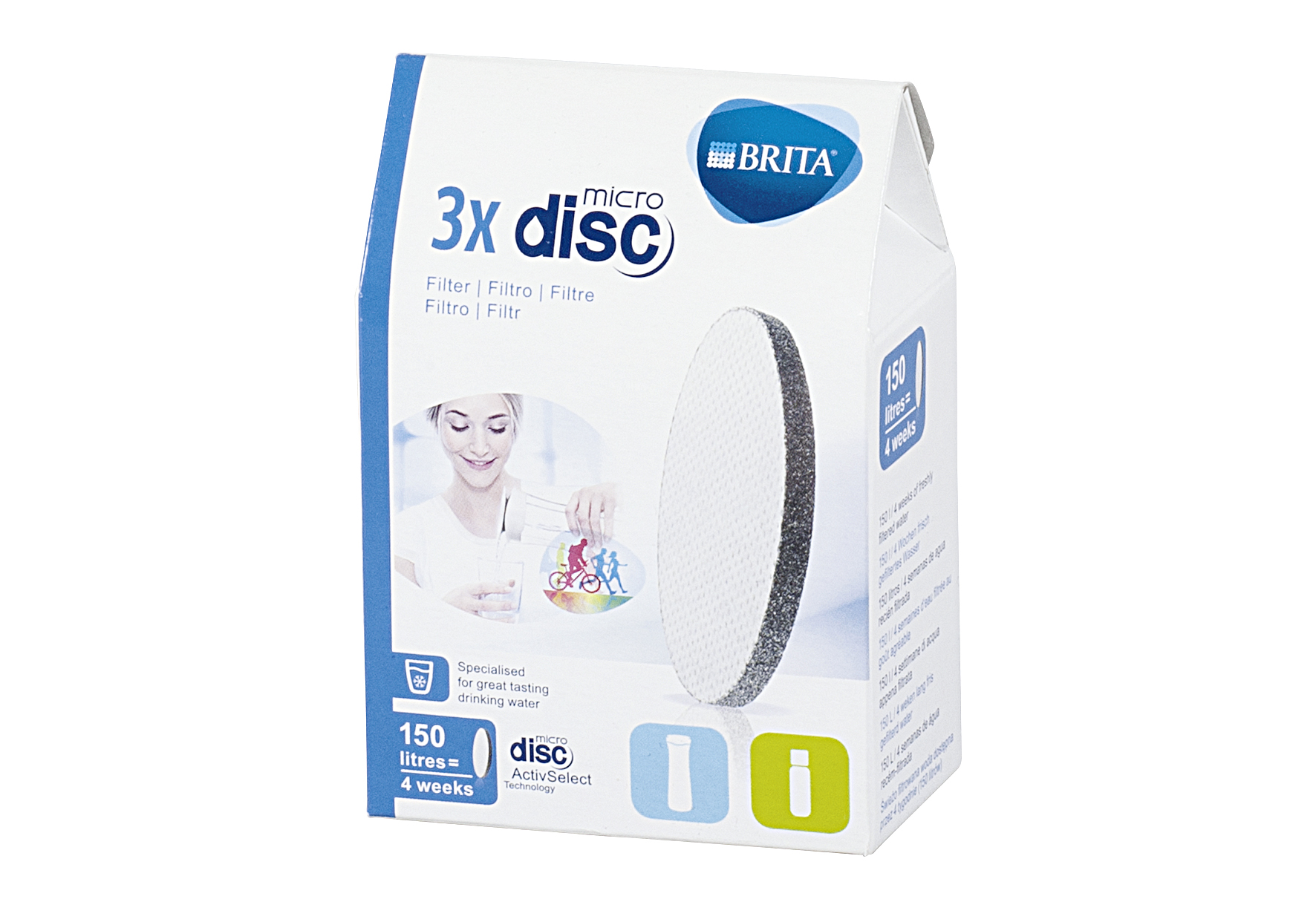 Wasserfilter Micro Disc 3er Pack