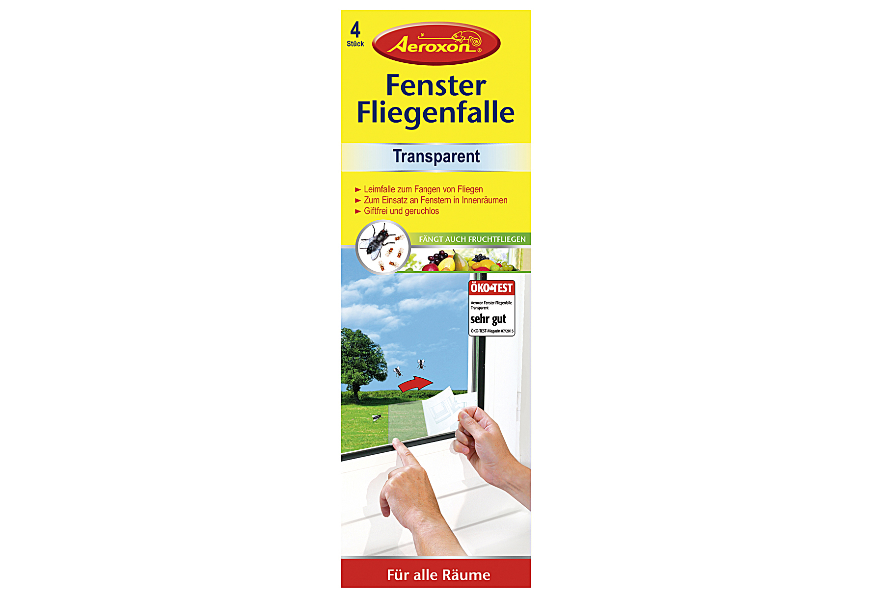 Fenster-Fliegenfalle 4 Stück
