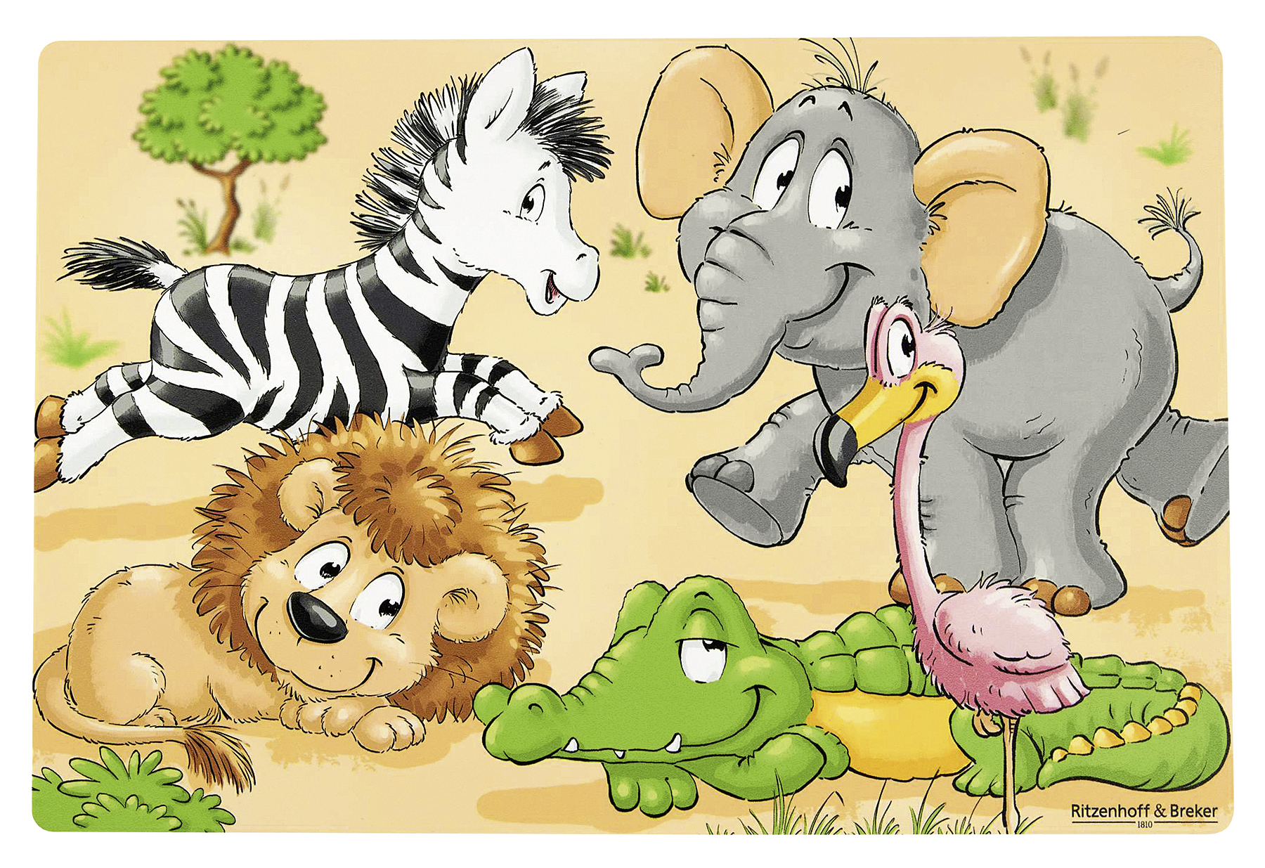 Tischset 'Happy Zoo'