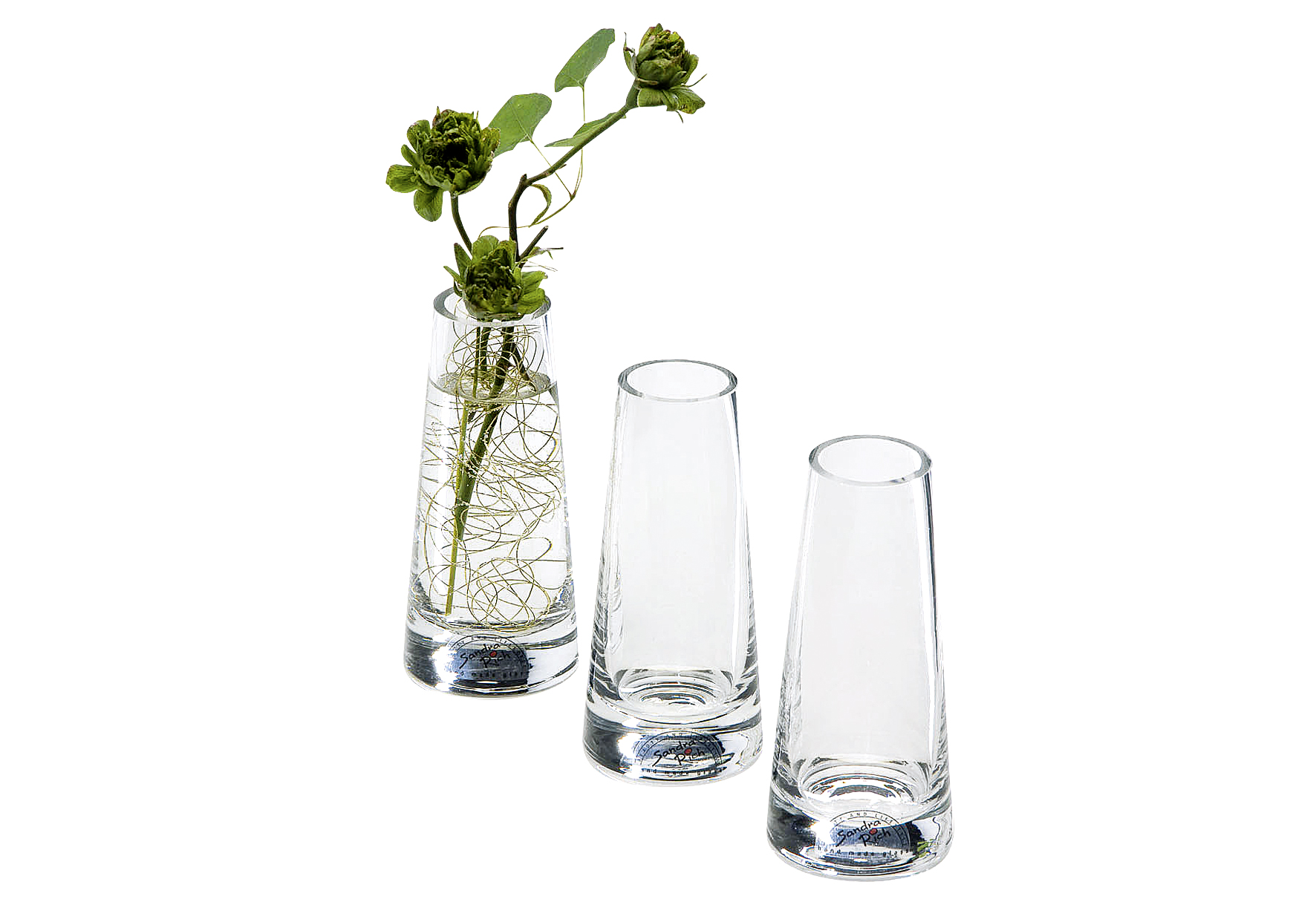 Vase Solo Mini Glas 12cm Ø3,5cm klar