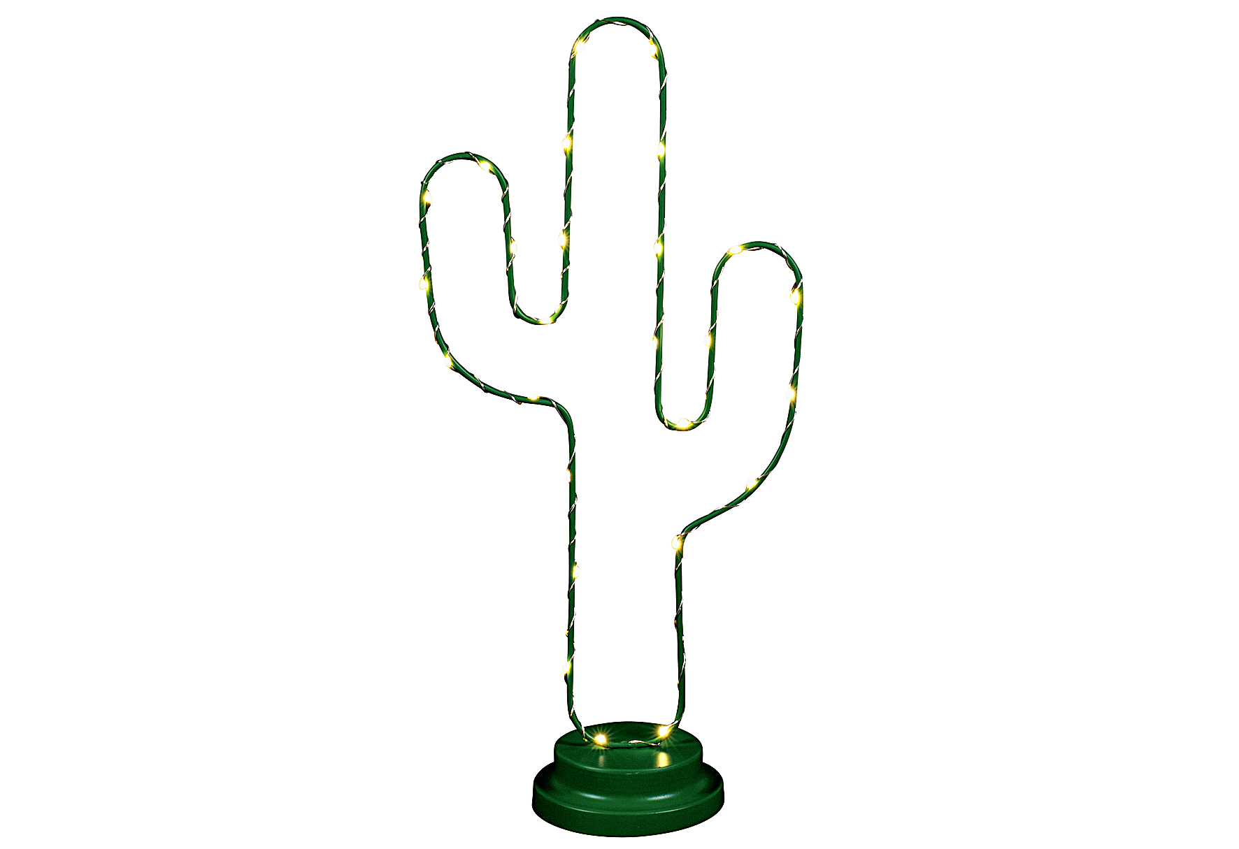 LED Kaktus grün H 40cm