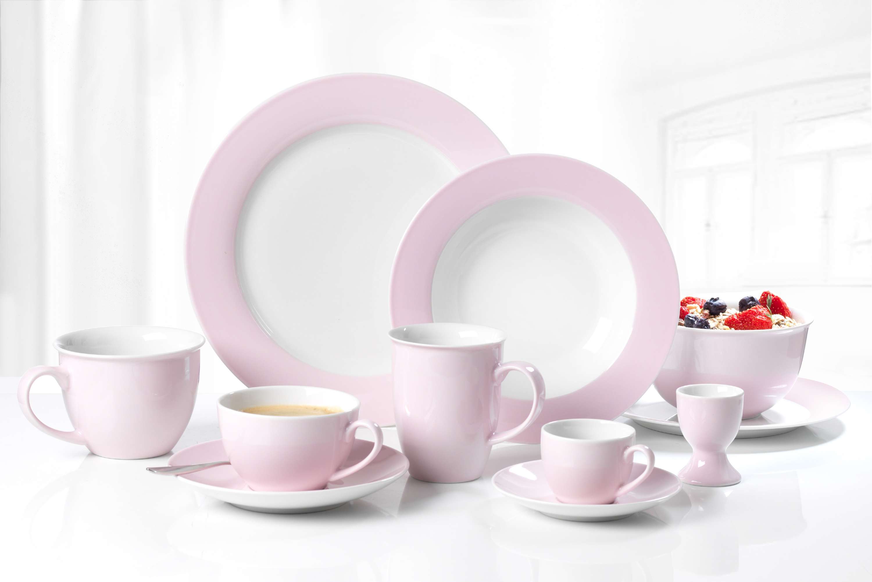 Flirt by R&B Geschirr-Serie Doppio Rose