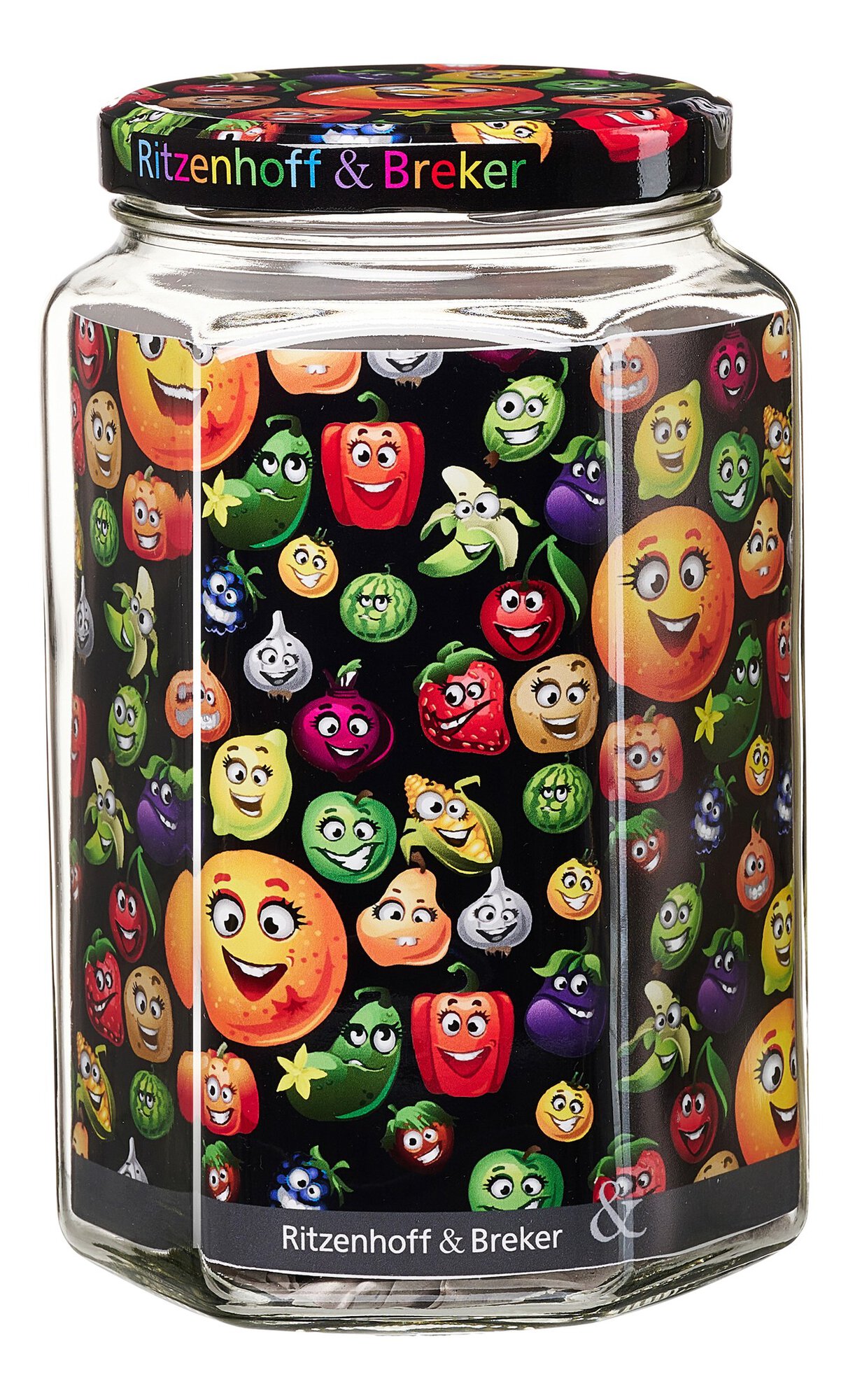 Ritzenhoff & Breker Vorratsglas Smile eckig