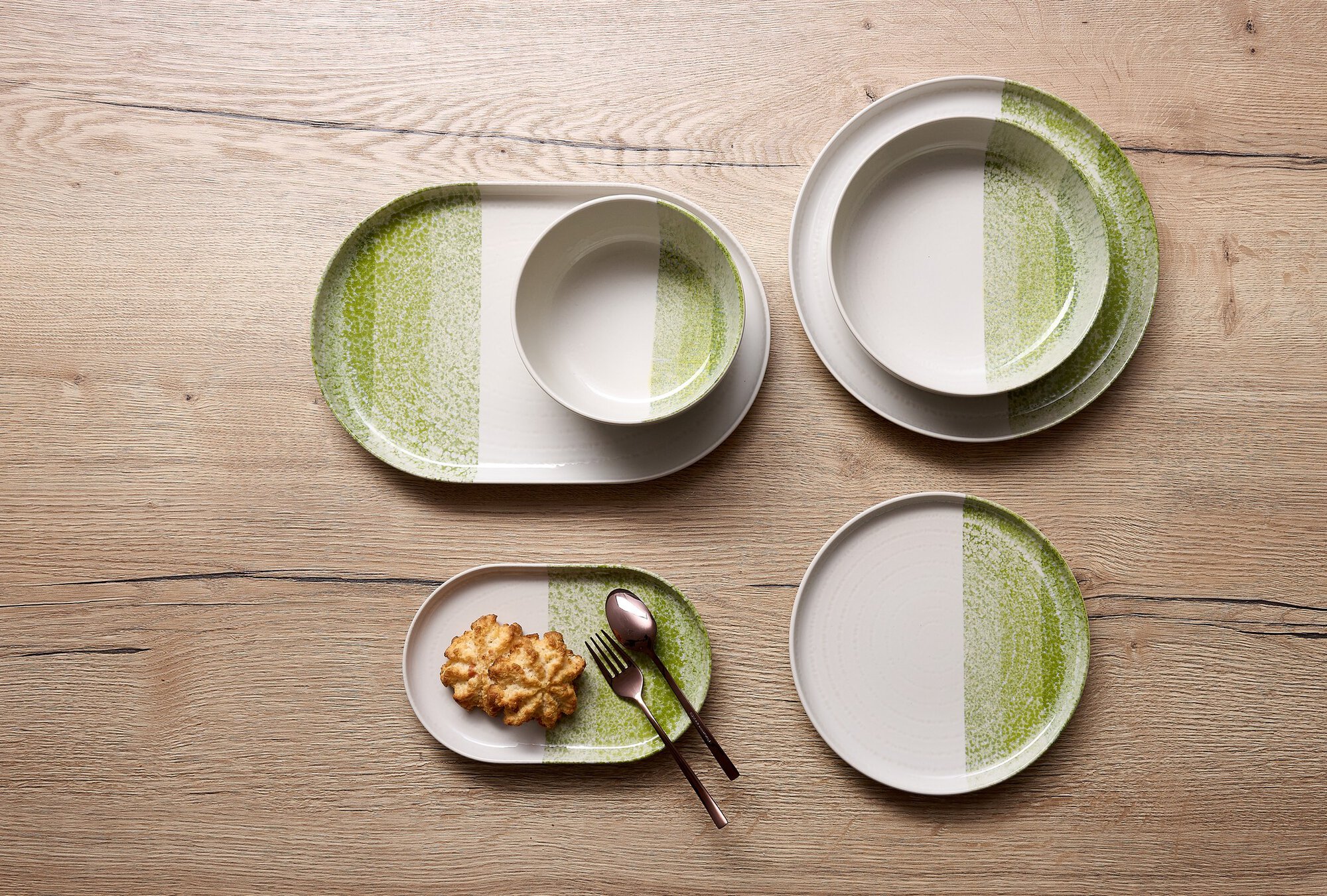 Ritzenhoff & Breker Geschirr-Serie Trio grün