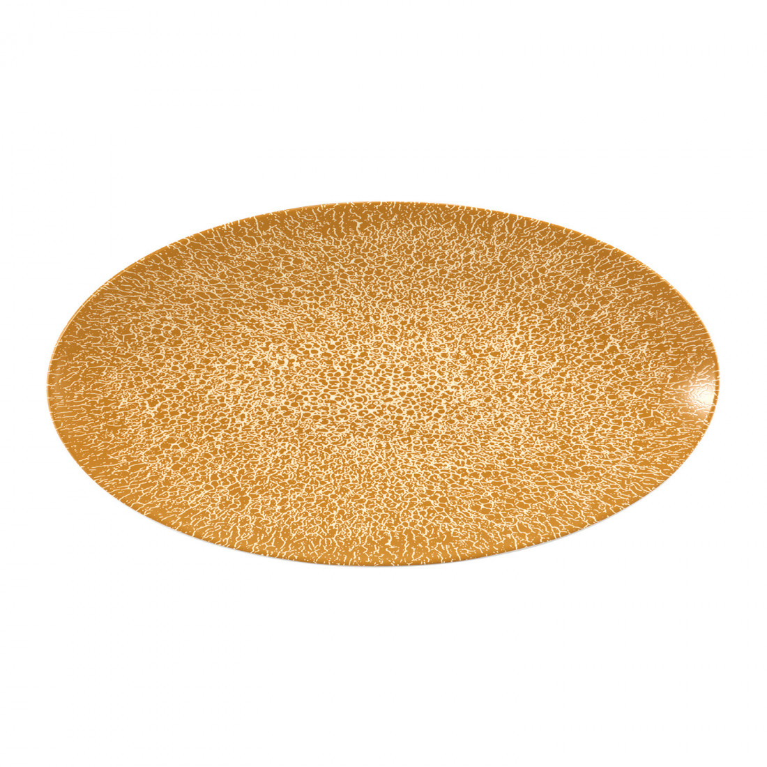 Servierplatte oval 33x18 cm Life Amber Gold 65015
