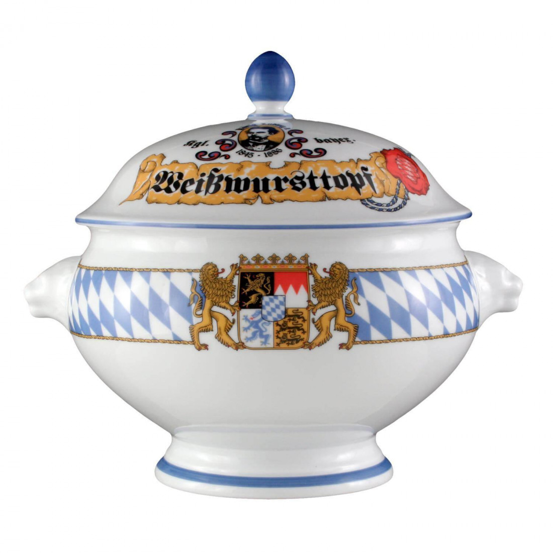 1_97__27110_1070_01_02 Terrine Löwenkopf mit Deckel 3,00 l