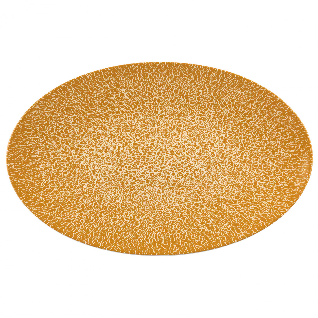 Servierplatte oval 40x26 cm Life Amber Gold 65015