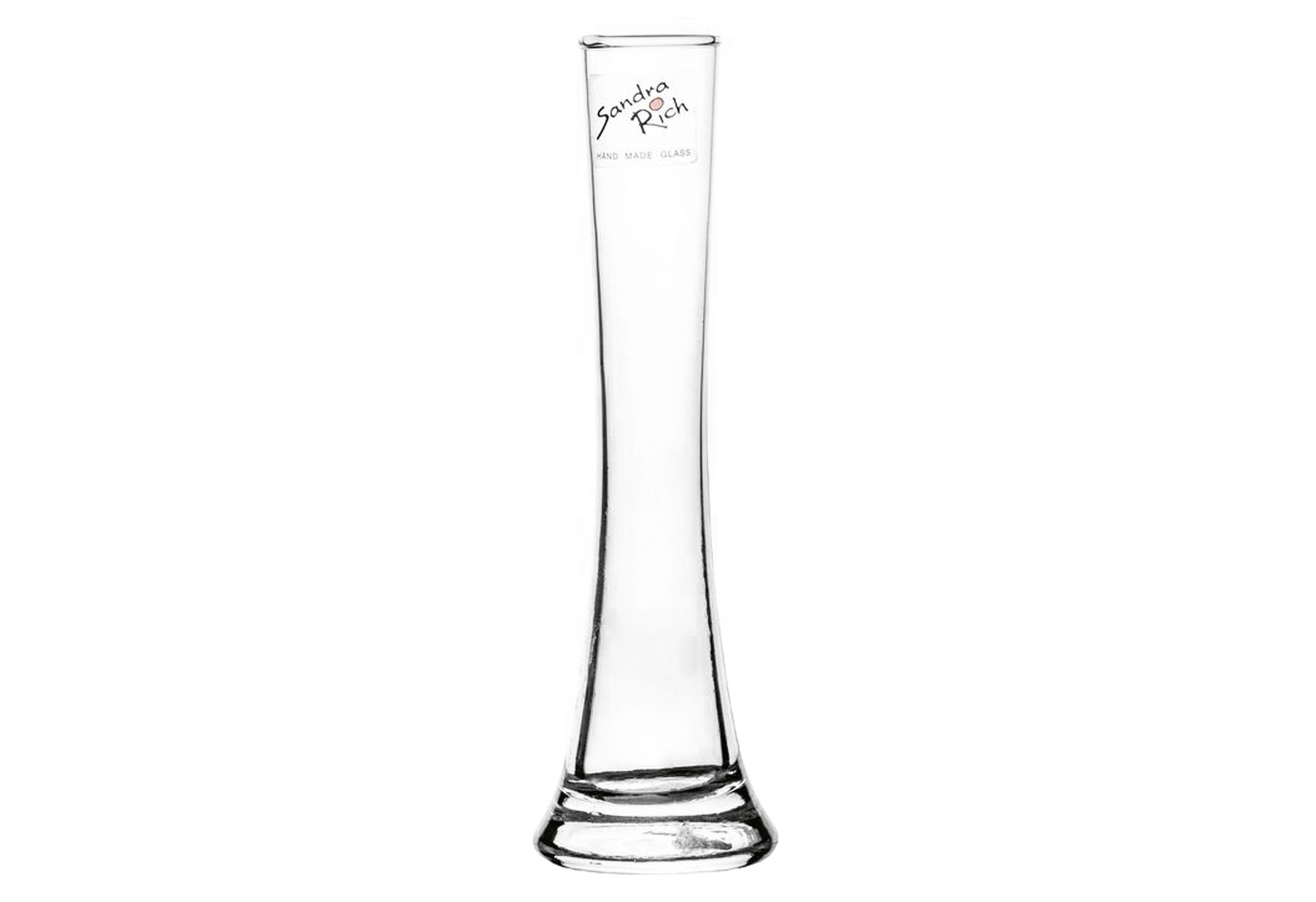 Vase Solifleur Glas 26cm Ø4cm klar
