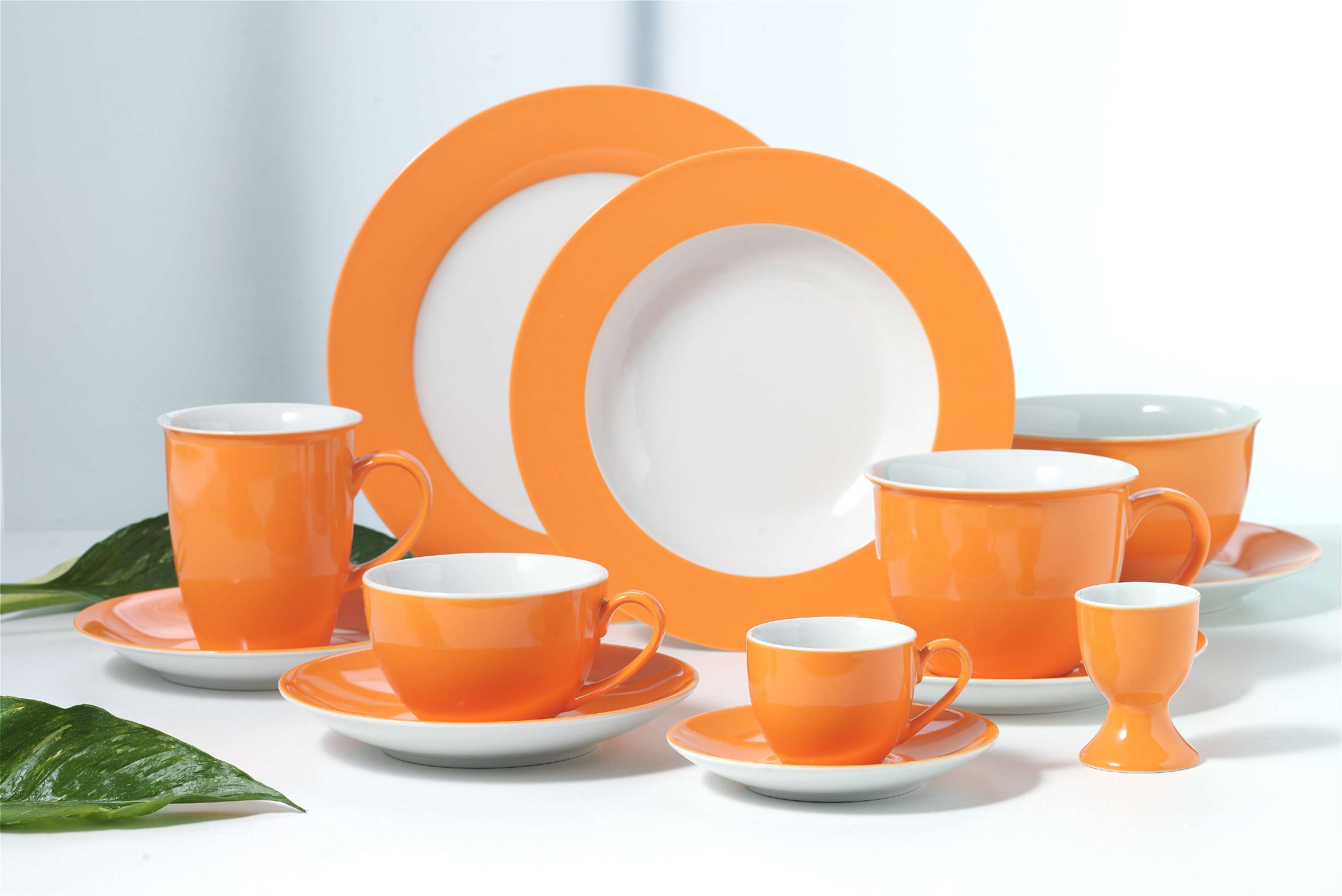 Flirt By R&B Geschirr-Serie Doppio orange