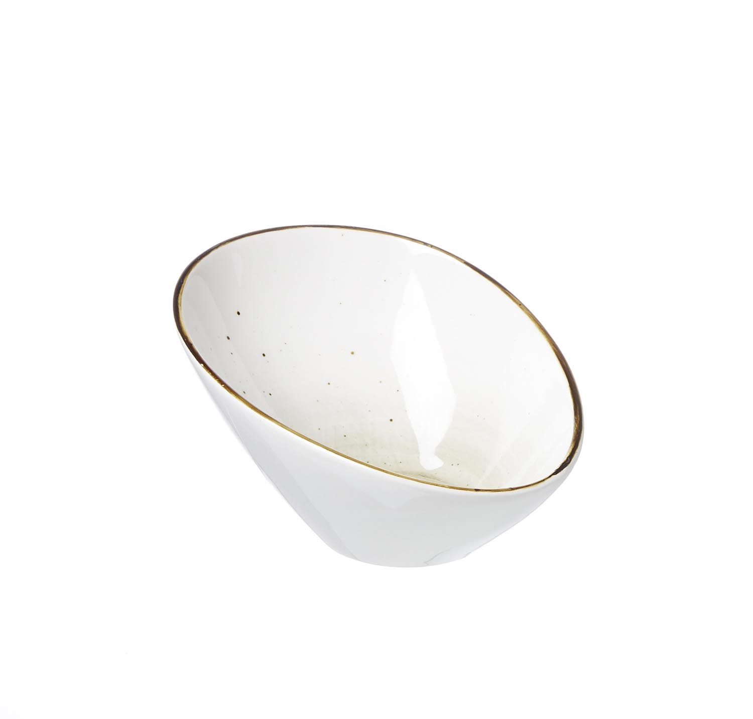 Servierschale oval 15,5 x 13,5 cm Grau Cosmo