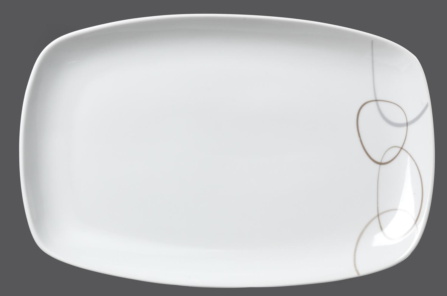 Servierplatte oval 32 cm Alina Grey