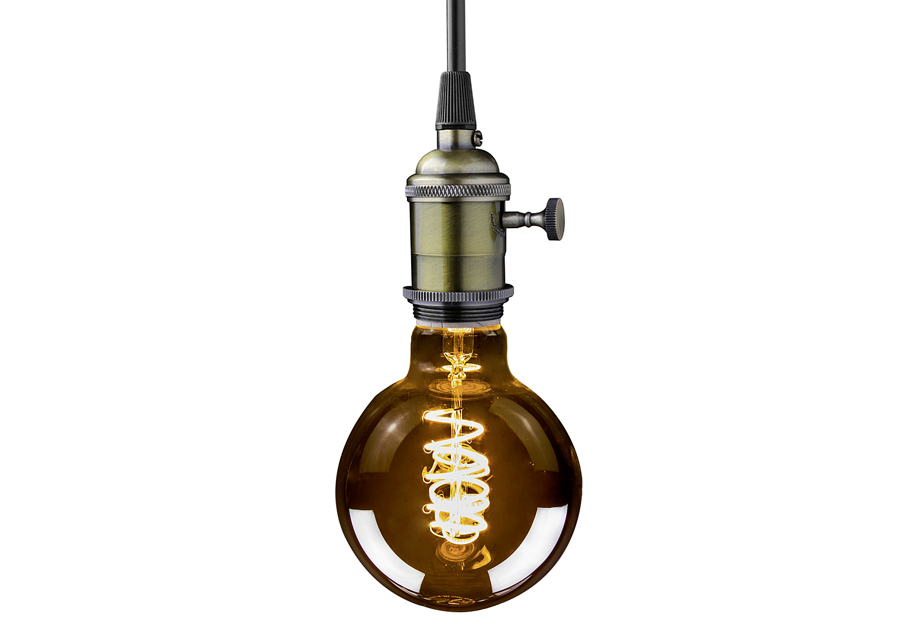 LED Globe G95 Fil E27 5W 140lm smoky