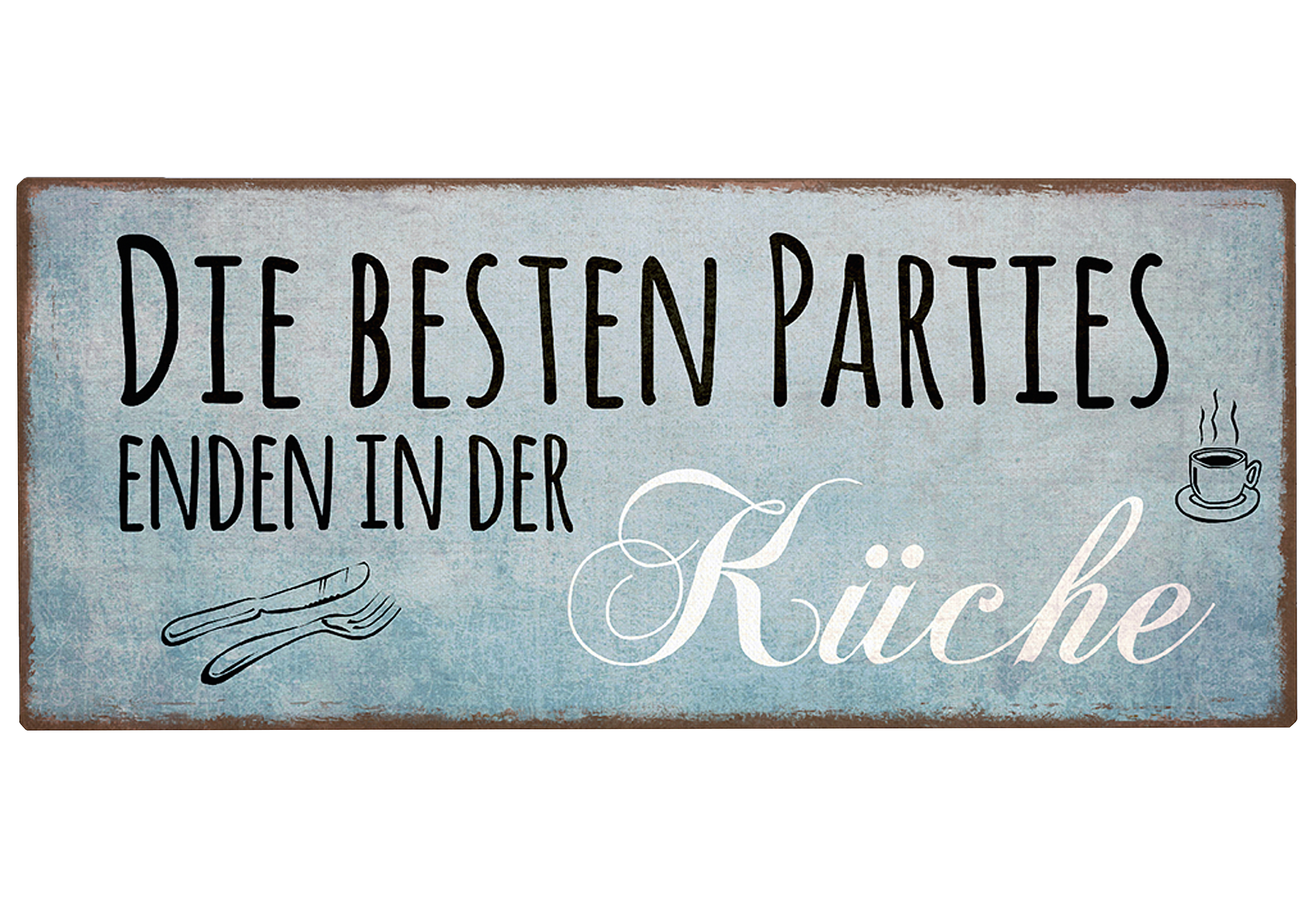 Schild "Küchenpartie" x30,5x13cm