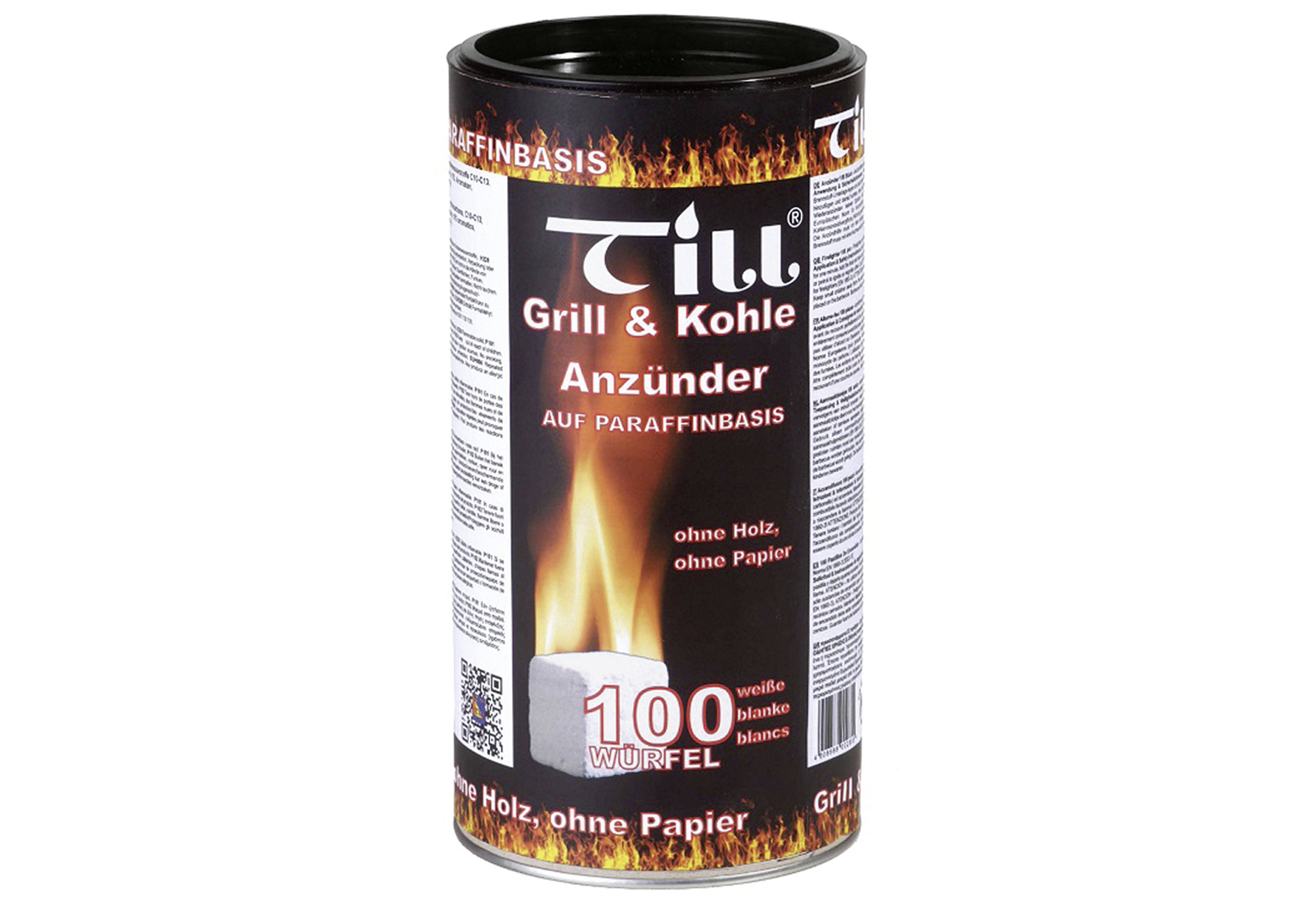 Grill & Kohle Anzünder auf Paraffinbasis 100Stück